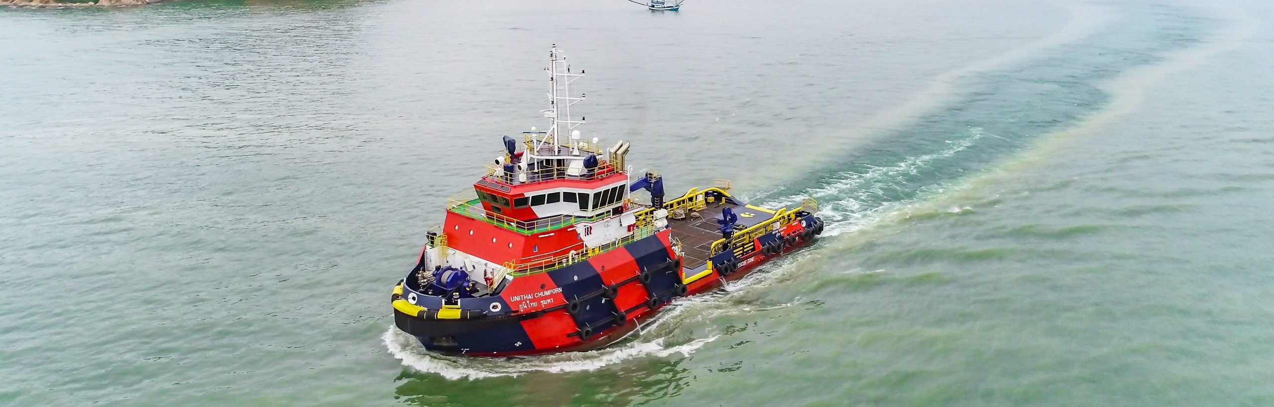 First Class Multi-Purpose Utility Vessel 80 Tons Bollard Pull (2 vessels), built by Unithai Shipyard for long term Service Contract to Chevron Thailand