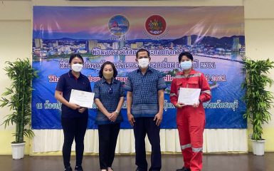 On December 14th 2021, Unithai Shipyard and Engineering  Ltd. was awarded the “Excellent Practices Establishment  on Occupational Safety and Health national level for A.D.2021” from the Thailand’s Ministry of Labour as 8th year of achievement.