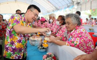 The company Unithai Shipyard & Engineering Ltd. participated in the Songkran Festival 2024. The event was organized by the Laem Chabang Municipality in Chonburi Province.