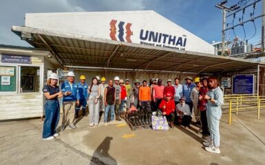 บริษัทยูนิไทยชิปยาร์ดฯ สาขาสงขลา จัดกิจกรรมรองเท้าปันสุข ปี 2568 เพื่อมอบรองเท้านิรภัยให้กับ จ.สงขลา